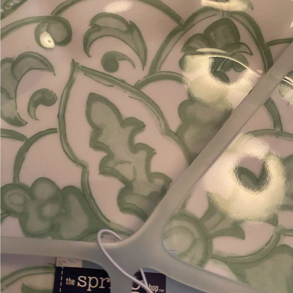 NWT Spring/Summer Sage and White Floral Dinner Plate, Salad Plate, Soup Plate - Picture 12 of 12